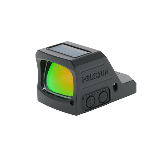 Holosun 407C X3, 2 MOA Gold Dot, RMR Footprint, Side Battery, Solar Failsafe - 407C-X3-GD