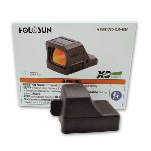 407C-X3 & 507C-X3 Optic Cover - Precision Fit, High-Quality Soft Rubber Protection - Dust, Scuff & Scratch Resistant