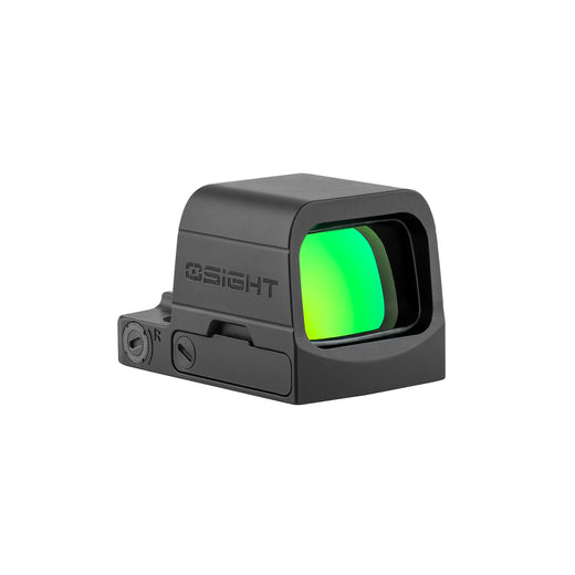 Osight SE Enclosed Green MRS Reticle 2 MOA Dot + 32 MOA Circle, Side Battery, RMSc Footprint