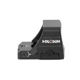 Holosun 407 COMP Green, Huge Competition Window, RMR Footprint, 6 MOA Red Dot, Side Battery - HE407COMP-GR6