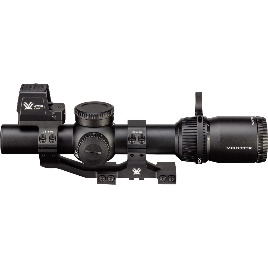 Vortex Venom 1–6×24 Scope + Venom 3 MOA Red Dot + Mounts Pack - BNDL-VEN1601-VENMRD3-MTS