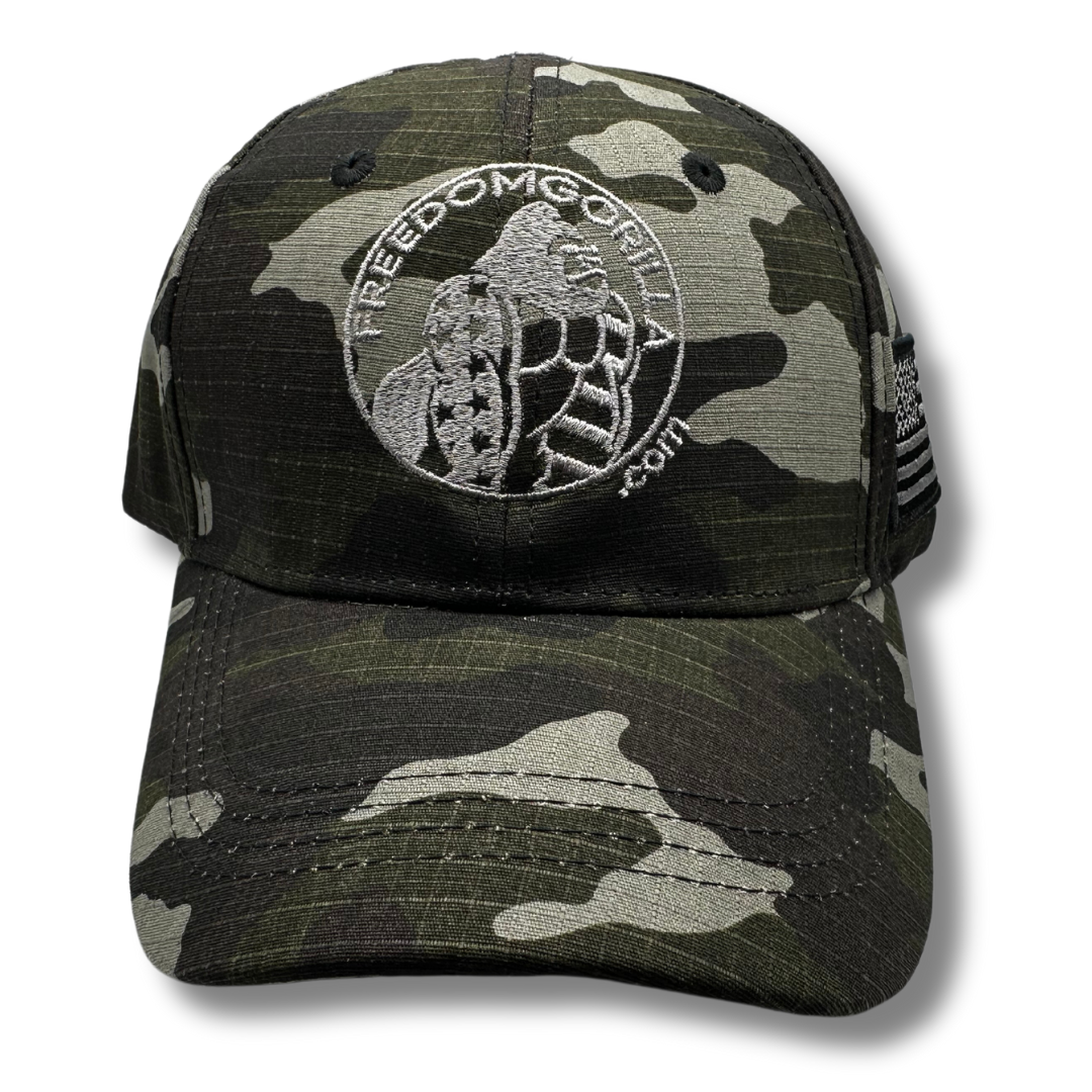 Freedom Gorilla Camouflage Shooter's Hat: Designed for Earmuff Comfort