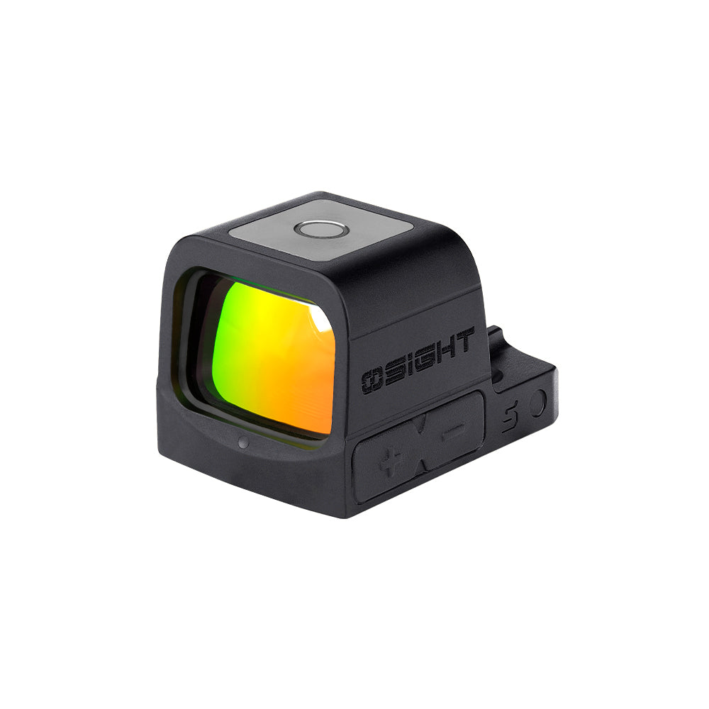 Osight S Enclosed Emitter Red Dot - 32 MOA Circle + 2 MOA - RMSc Footprint - Magnetic Charging