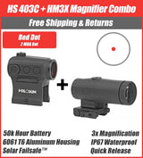 Holosun 403C + HM3X 3X Magnifier Combo - HS403C+HM3X