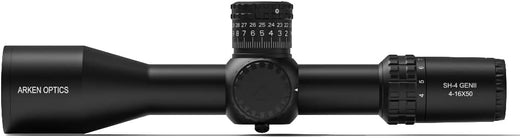 Arken Optics SH-4 4-16X50 GEN2 Rifle Scope FFP VPR Illuminated Reticle with Zero Stop - 34mm Tube