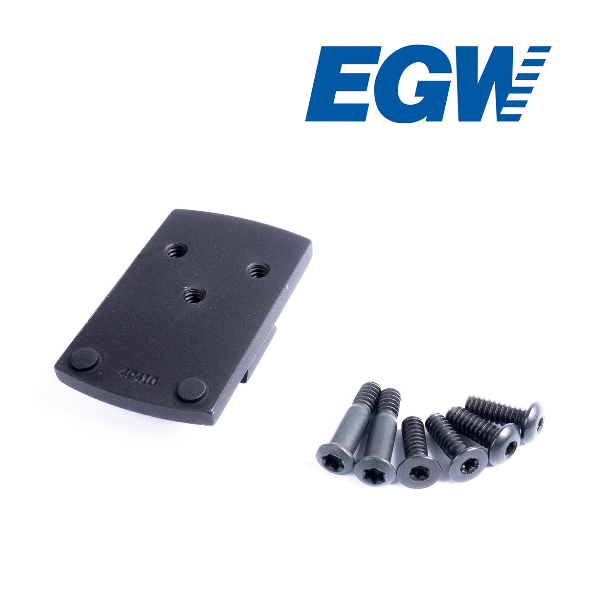 EGW Plate For Novak Style Rear Sights - Fits Holosun K Series (407K, 507K, EPS, EPS Carry, SCS Carry)