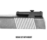 EGW Plate For Novak Style Rear Sights - Fits Holosun K Series (407K, 507K, EPS, EPS Carry, SCS Carry)