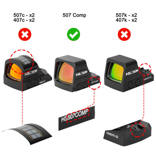 OpticGard Scope Cover for Holosun 507 COMP & 407 COMP