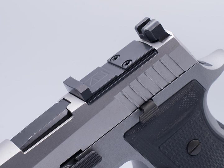 Sig P320/226/229 Romeo 1 Pro Cut Optic Plate With Rear Dovetails Attached to Holosun 509T - Calculated Kinetics