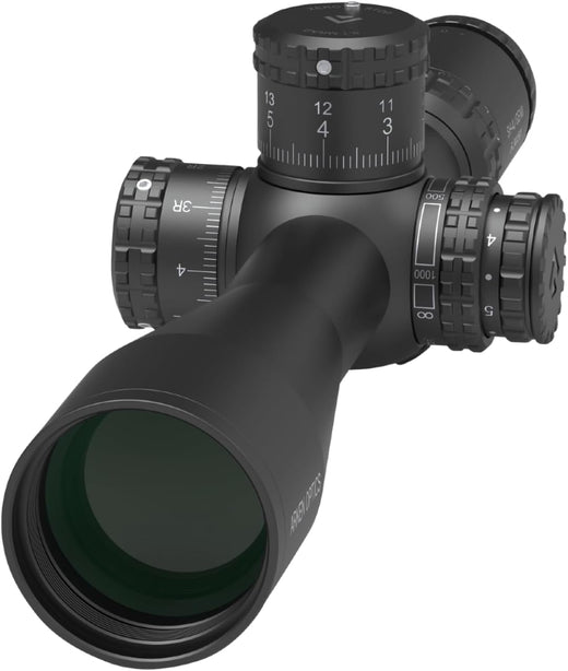 Arken Optics SH-4J 6-24X50 Rifle Scope FFP Illuminated Reticle with Zero Stop 34mm Tube