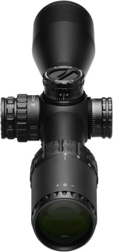 Arken Optics LH-4 6-24x50 FFP FFP Rifle Scope with Illuminated Reticle and Capped Tool-Less Turrets - 30mm Tube