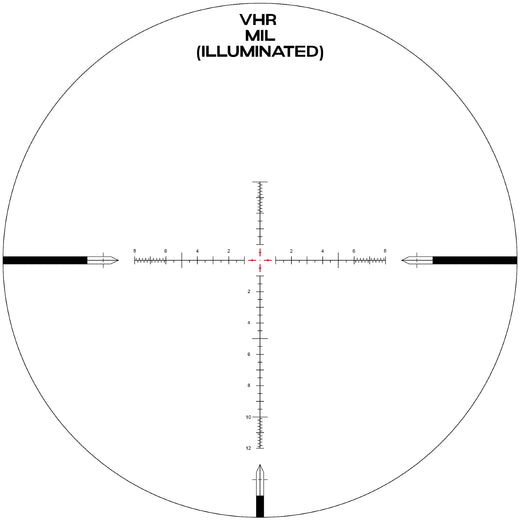 Arken Optics EPL-4 4-16x44 FFP Rifle Scope with Illuminated VHR Reticle, Zero Stop, and Capped Tool-Less Turrets – 30mm Tube