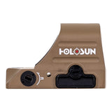 Holosun FDE 407A3, 3MOA, Red Dot, Side Battery, Shake Awake - HS407A3-X2-BRN