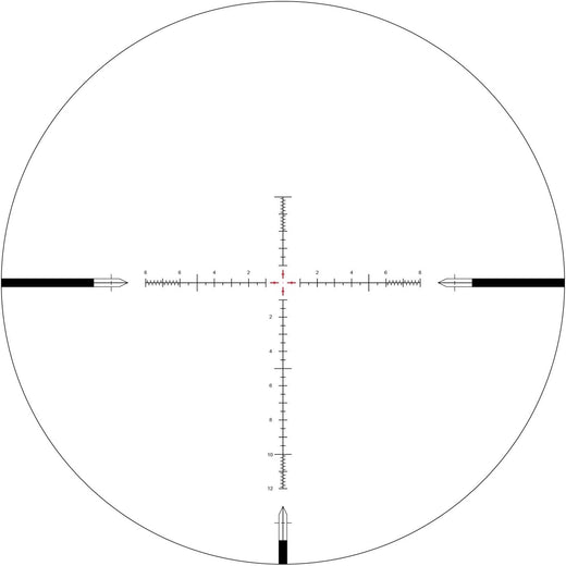 Arken Optics SH-4J 6-24X50 Rifle Scope FFP Illuminated Reticle with Zero Stop 34mm Tube