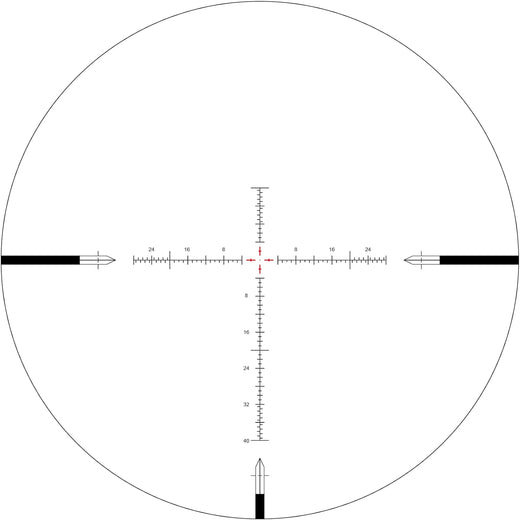 Arken Optics EPL4 6-24×50 FFP Illuminated Reticle with Zero Stop 30mm Tube Lightweight Rifle Scope