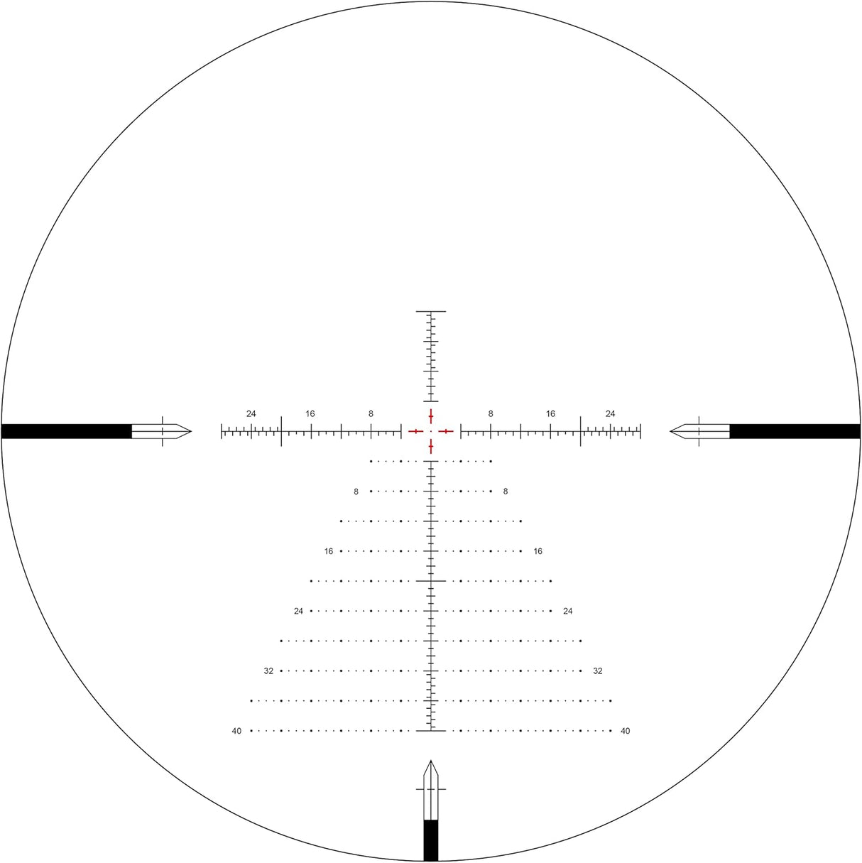 Arken Optics SH4 GEN2 4-16X50 Rifle Scope FFP VPR Illuminated Reticle with Zero Stop - 34mm Tube