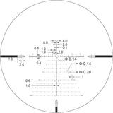 Arken Optics SH4J 6-24X50 Rifle Scope FFP Illuminated Reticle with Zero Stop 34mm Tube