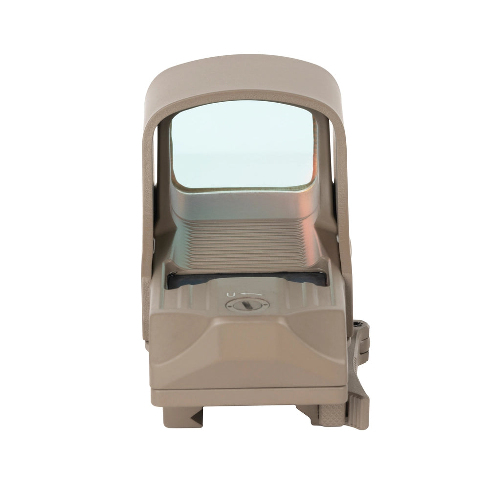 Holosun HS510C FDE Red Dot 65 MOA Circle 2 MOA Red Dot Aluminum Housing Matte Finish Solar with Internal Battery - HS510C-FDE