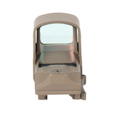 Holosun HS510C FDE Red Dot 65 MOA Circle 2 MOA Red Dot Aluminum Housing Matte Finish Solar with Internal Battery - HS510C-FDE