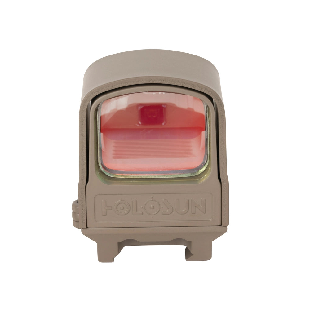 Holosun HS510C FDE Red Dot 65 MOA Circle 2 MOA Red Dot Aluminum Housing Matte Finish Solar with Internal Battery - HS510C-FDE
