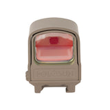 Holosun HS510C FDE Red Dot 65 MOA Circle 2 MOA Red Dot Aluminum Housing Matte Finish Solar with Internal Battery - HS510C-FDE