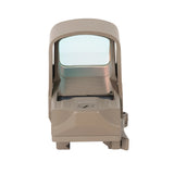 Holosun HS510C FDE Green Dot 65 MOA Circle 2 MOA Green Dot Aluminum Housing Matte Finish Solar with Internal Battery - HE510C-GR-FDE