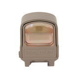 Holosun HS510C FDE Green Dot 65 MOA Circle 2 MOA Green Dot Aluminum Housing Matte Finish Solar with Internal Battery - HE510C-GR-FDE