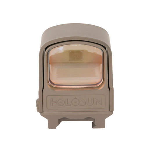 Holosun HS510C FDE Green Dot 65 MOA Circle 2 MOA Green Dot Aluminum Housing Matte Finish Solar with Internal Battery - HE510C-GR-FDE