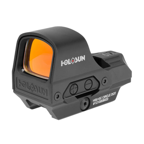 Holosun HS510C Reflex Red Dot Sight (2 MOA Dot, 65 MOA Circle) - HS510C