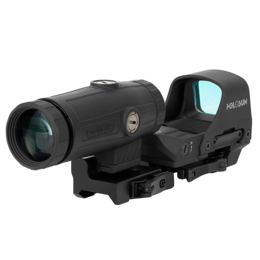 Holosun HS510C Red Dot Open Reflex Sight and HM3X Magnifier Combo Pack - 510C+HM3X