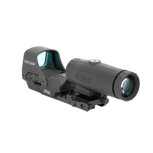 Holosun HE510C Green Dot Open Reflex Sight and HM3X Magnifier Combo Pack - 510C Green+HM3X