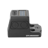 Holosun EPS Full Size MRS Red Dot, 32 MOA Circle 2 MOA Red Dot, Solar Failsafe, Enclosed Emitter, MRS Reticle,  K Series Footprint (Modified RMSc), RMR Adapter Plate Included - EPS-RD-MRS