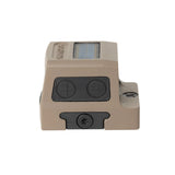 Holosun 509T X2 Green Dot FDE, MRS Reticle, Closed Emitter, Titanium, Solar Failsafe, RMR Footprint - HS-509T-FDE-GR