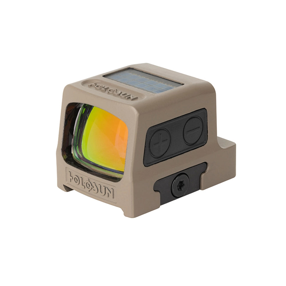 Holosun 509T X2 Green Dot FDE, MRS Reticle, Closed Emitter, Titanium, Solar Failsafe, RMR Footprint - HS-509T-FDE-GR