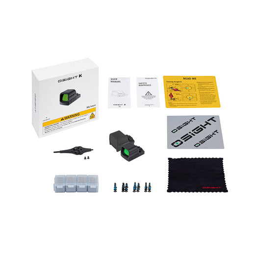 Osight K Micro Green Dot, 6 MOA Dot with Side-Loading Battery, RMSc Footprint