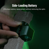 Osight SE Enclosed Green 6 MOA Dot, Side Battery, RMSc Footprint