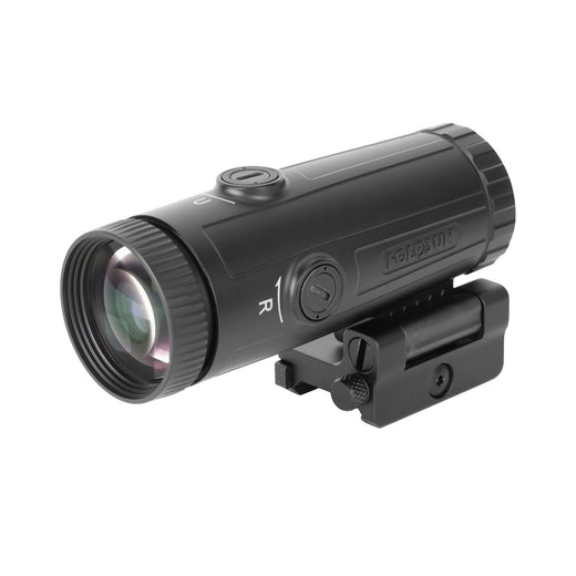 Holosun Magnifier, 6X Power, QD Mount, 1/3 Riser, Switch To Side, Lens Cloth And Mounting Tool, Black, Aluminum Housing - HM6X