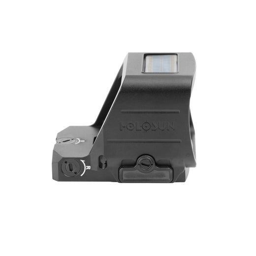Holosun 507-PROMAX Green Dot, Large Competition Window, RMR Footprint, PRS Reticle, Side Battery, Solar Failsafe - 507-PRO-MAX-GR-PRS