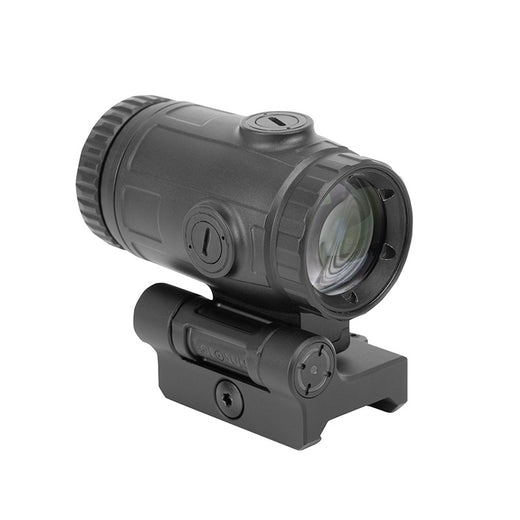 Holosun Compact Magnifier, 3X Power, QD Mount, 1/3 Riser, Switch To Side, Aluminum Housing - HM3X-MICRO