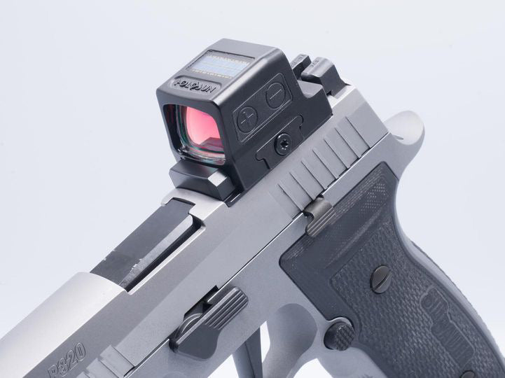 Sig P320/226/229 Romeo 1 Pro Cut Optic Plate With Rear Dovetails Attached to Holosun 509T - Calculated Kinetics