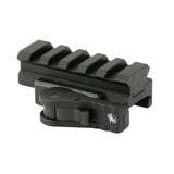 American Defense Mfg Picatinny Riser 5-Slot Quick Detach Bases in Black Anodized - 2