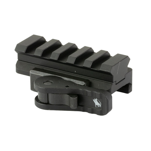 American Defense Mfg Picatinny Riser 5-Slot Quick Detach Bases in Black Anodized - 2