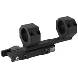 American Defense Mfg 30mm Quick Detach Scope Rings Rings in Black Anodized - 1