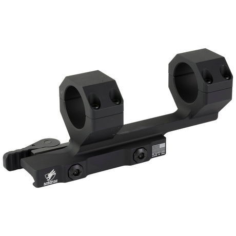 American Defense Mfg 30mm Quick Detach Scope Rings Rings in Black Anodized - 1