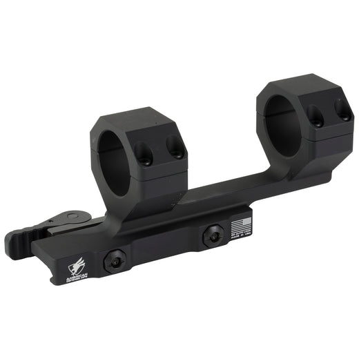 American Defense Mfg 30mm Quick Detach Scope Rings Rings in Black Anodized - 1