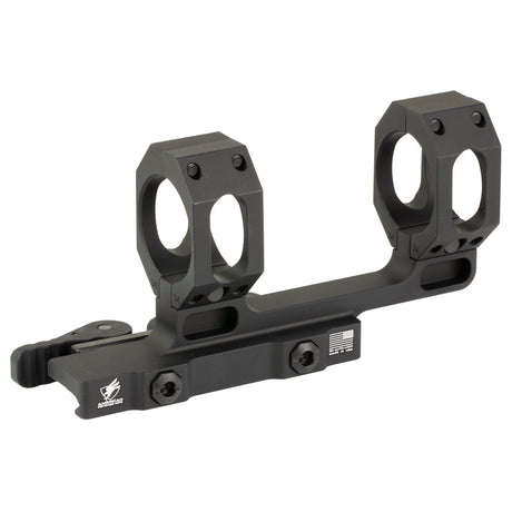American Defense Mfg 34mm Medium Cantilever Scope Mount Rings in Black Anodized - 1