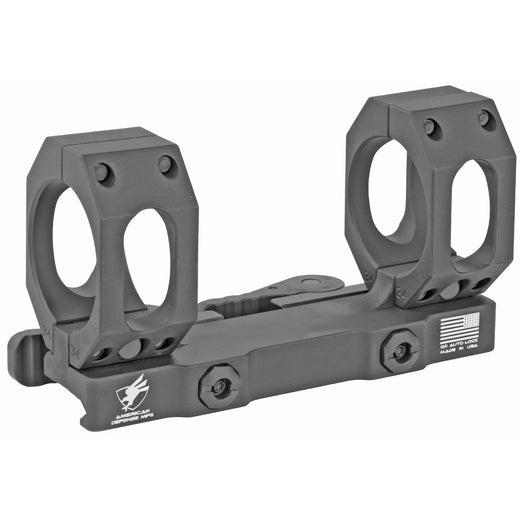 American Defense Mfg 34mm Medium Quick Detach Scope Rings Rings in Black - 1