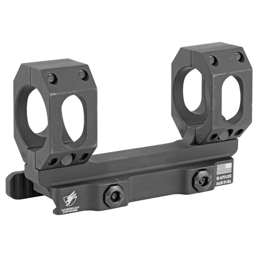American Defense Mfg AD-Recon 30mm Quick Detach Scope Rings Rings in Black - 1