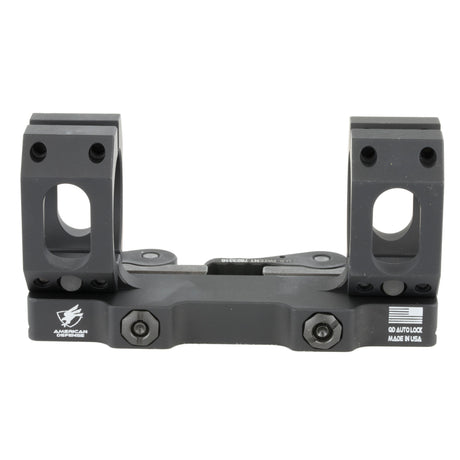 American Defense Mfg 30mm Low Quick Detach Scope Rings Rings in Black - 2