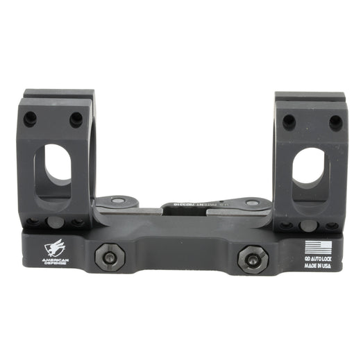 American Defense Mfg 30mm Low Quick Detach Scope Rings Rings in Black - 2